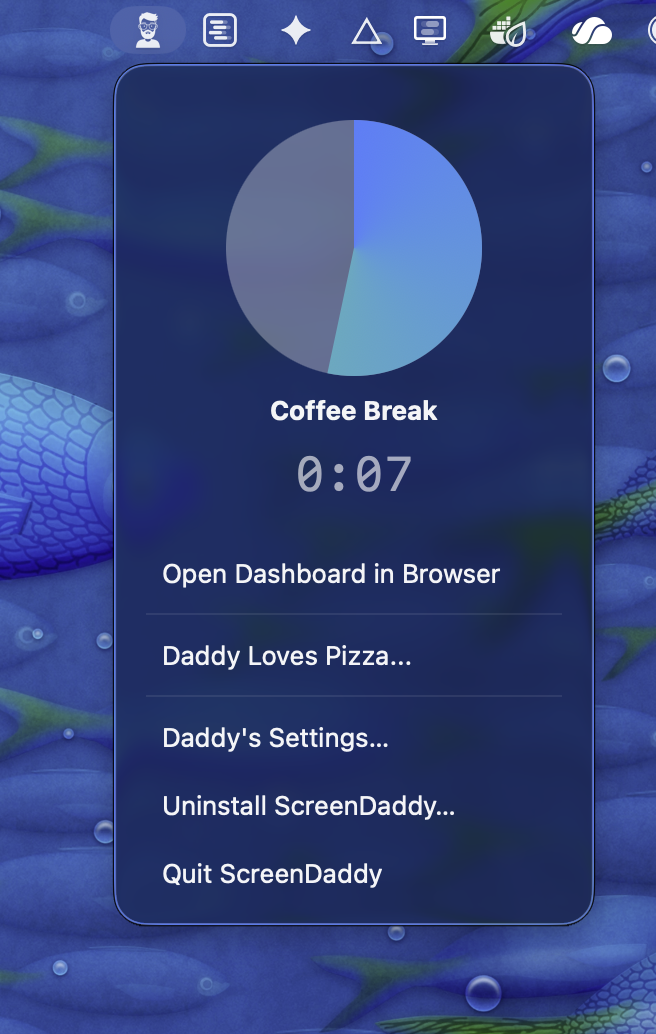 ScreenDaddy dashboard